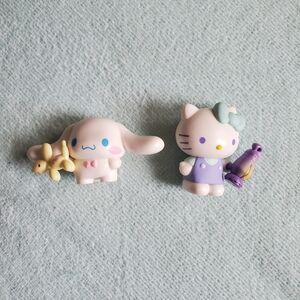 Pair Of Sanrio Collectible Pastel Toy Figures